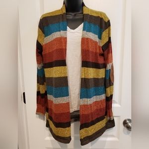 Striped Cardigan Sweater